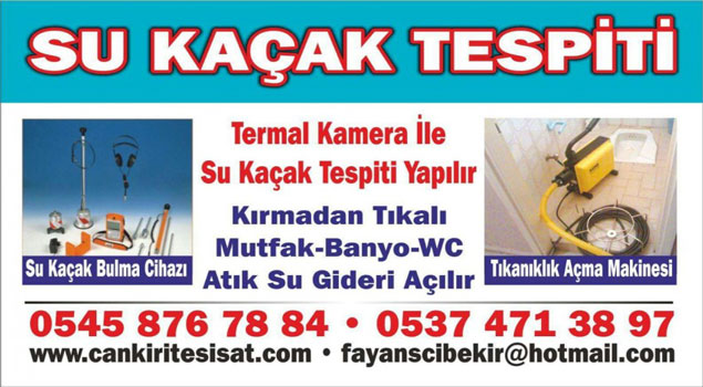 Su Kaçağı Tespiti